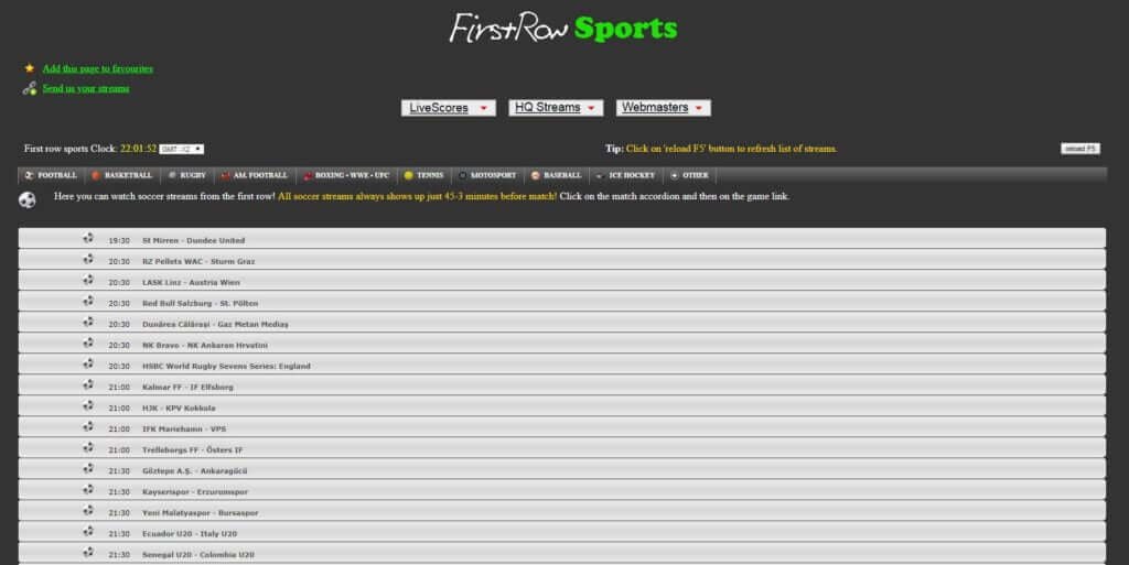 Firstrowsports